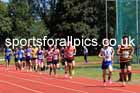 Mens 1500 metres, 2024 NE Masters Track and Field Champs., Monkton Stadium, Jarrow.  Photo: David T. Hewitson/Sports for All Pics